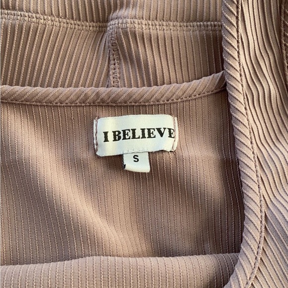 Two Piece Set - Bra & Biker Shorts - Lavender - Picture 2 of 2